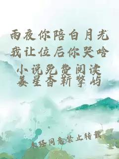 雨夜你陪白月光我让位后你哭啥小说免费阅读